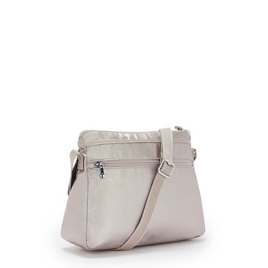 Kipling Aisling Metallic Crossbody Väska Silver | SE 2168FD